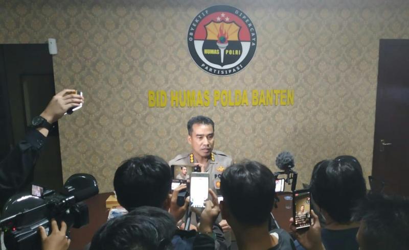Kabid Humas Polda Banten Gelar Konferensi Pers Pasca Terjadinya Gempa