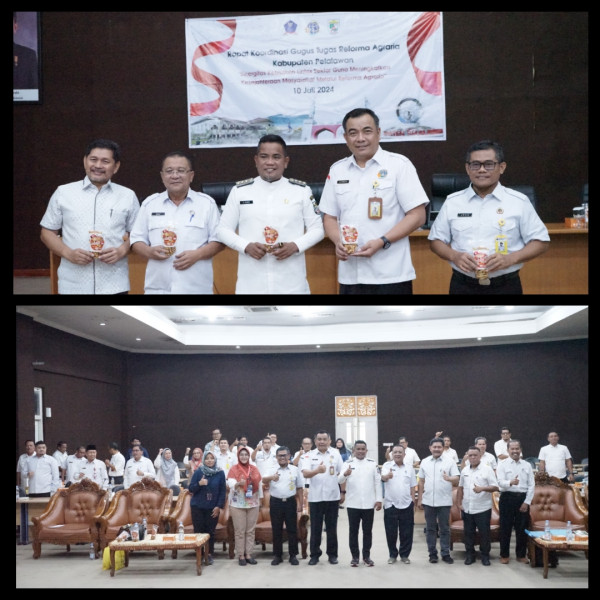 ATR/BPN Kabupaten Pelalawan Bersama Pemkab Pelalawan Gelar Rakor GTRA  