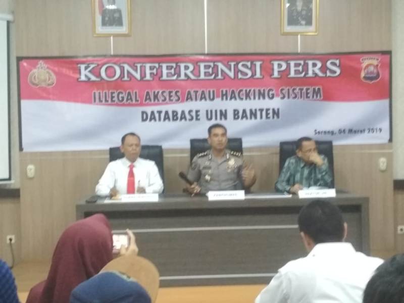 Subdit Siber Ditreskrimsus Polda Banten Ungkap Kasus Peretas Database Kampus UIN Banten