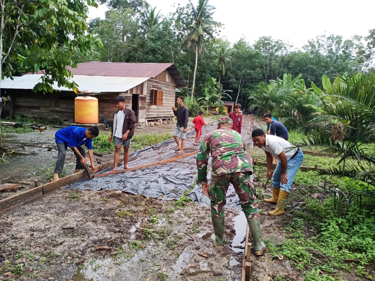 Pemasangan Mal, Gang Ibrahim Akan Digesa Pengerjaannya Dengan Program TMMD