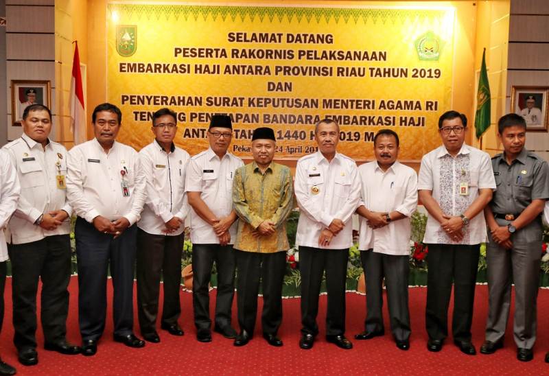 Mulai 2019, Calon Jamaah Haji Kabupaten Siak Akan Berangkat Dari Pekanbaru
