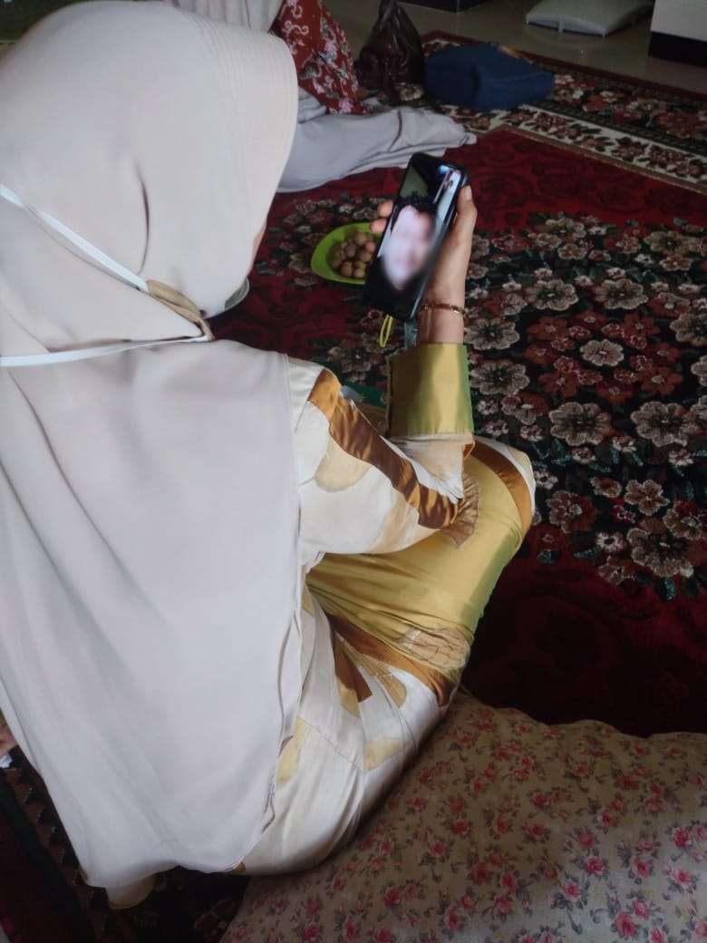 Beri support , Rasidah VC Dengan Pasien Positif Covid-19