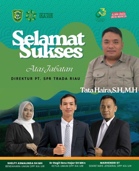 DPP IKA UIR Apresiasi Gubernur Riau: Buka Peluang bagi Anak Muda untuk Berkontribusi di Provinsi Riau