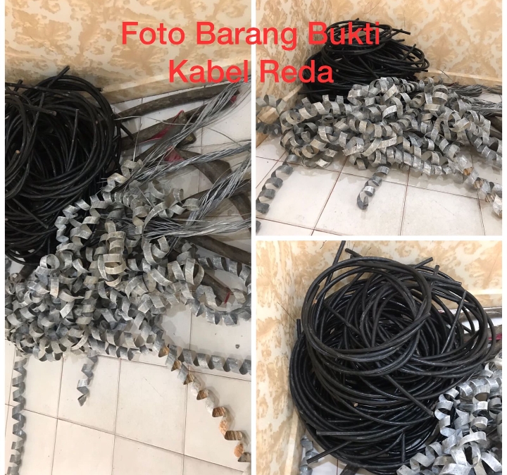 Curi Kabel Milik PT. PHR  Tiga Pria Diringkus