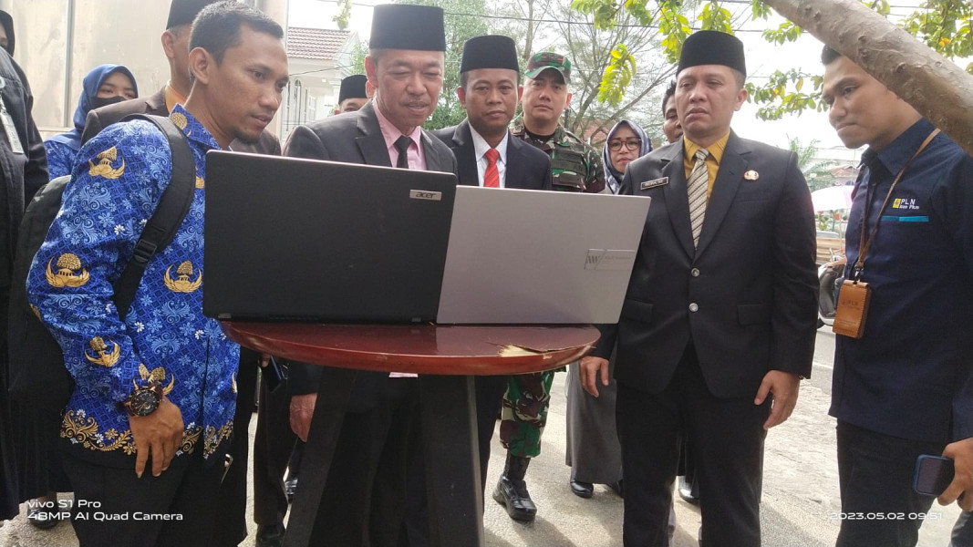 Bupati Rohil Lauching Lokasi Zero Point Smart City Kota Bagansiapiapi