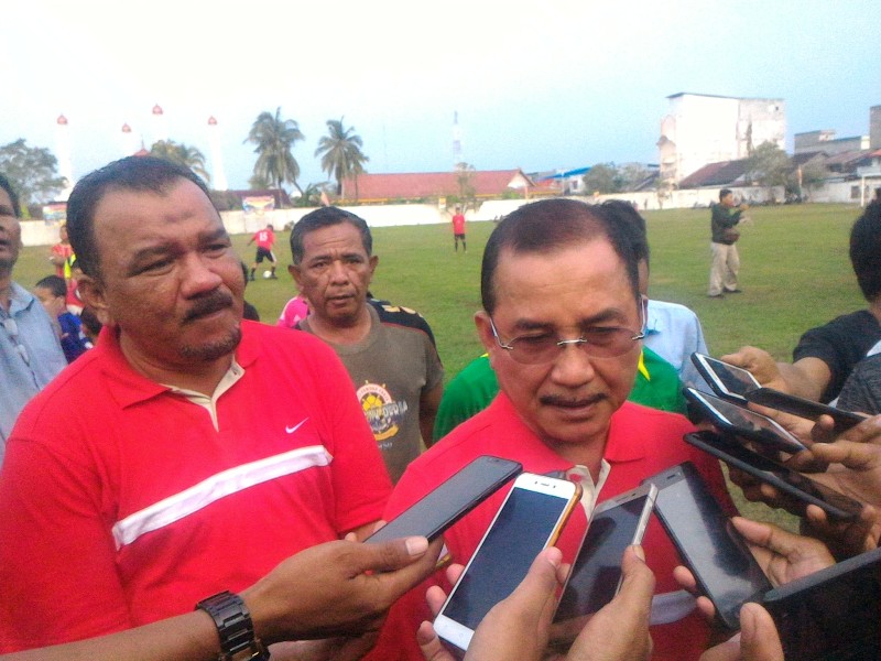 Ajang Mencari Bakat, Sekda Rokan Hilir Buka Turnament Bola Kaki Bupati Cup 2019