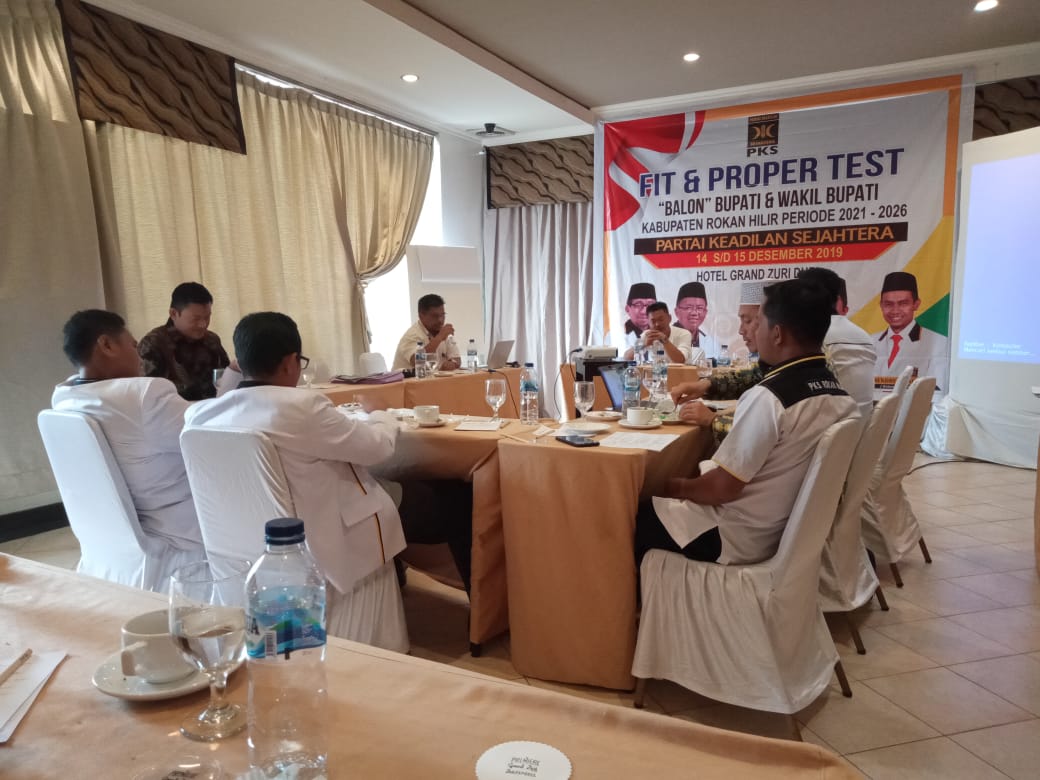 Fit and Proper Test Bacada Rohil, Afrizal Sintong Masuk Bursa Kandidat Bacabup PKS