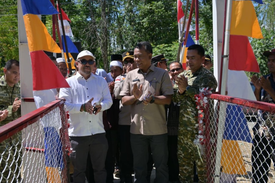 Dandim 0102/Pidie Bersama Forkopimda Resmikan Jembatan Perintis Garuda, Wujud Nyata Negara Hadir Tingkatkan Kesejahteraan Masyarakat