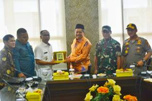 Pantau Persiapan Jelang Pilkada Serentak 2020, Tim Kemenko Polhukam Kunjungi Siak