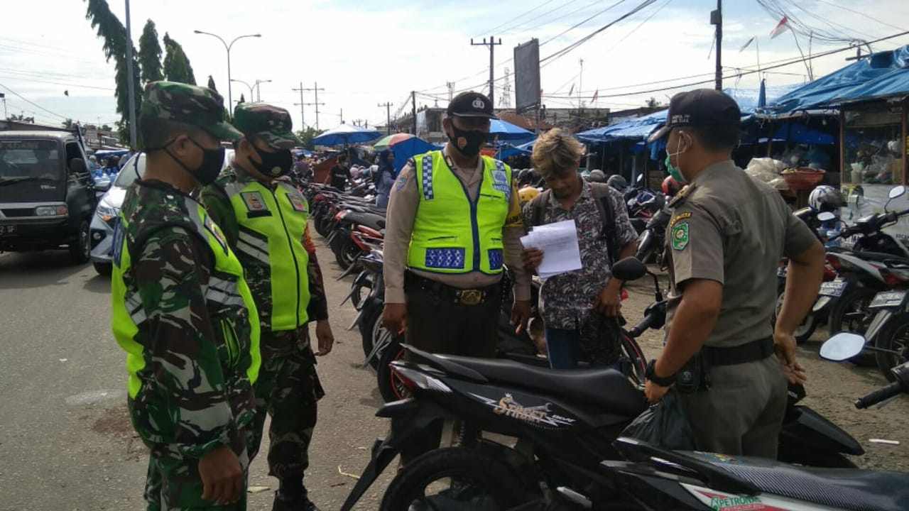 Sertu Afrisal Berhasil Jaring Pemuda Tualang Yang Abaikan Prokes