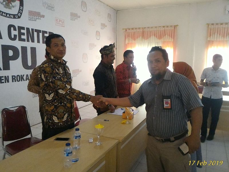 Rapat Pleno KPU Rokan Hilir Penetapan DPTB