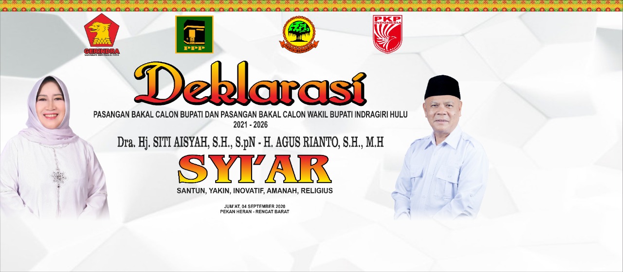 Jum'at Besok, Syi'Ar Daftar ke KPU Sebagai Pasangan Calon Bupati & Wakil Bupati Inhu