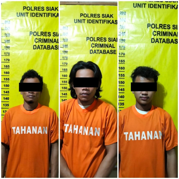 Hitungan Jam, Polsek Minas Bekuk Para Pelaku Bongkar Rumah dan Ninja Sawit