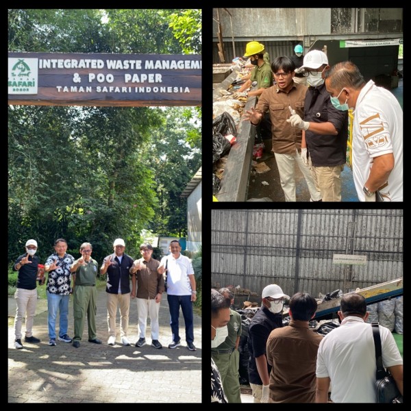 Pelajari Sistem Terpadu Ramah Lingkungan, Bupati Zukri Berkunjung ke Tempat Pengelolaan Sampah di Taman Safari Bogor