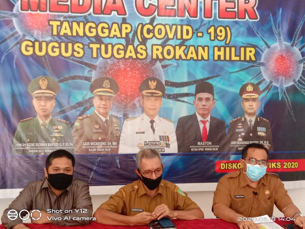 Tanpa Kasus Positif, Kinerja Efektif Rohil Lawan Covid 19