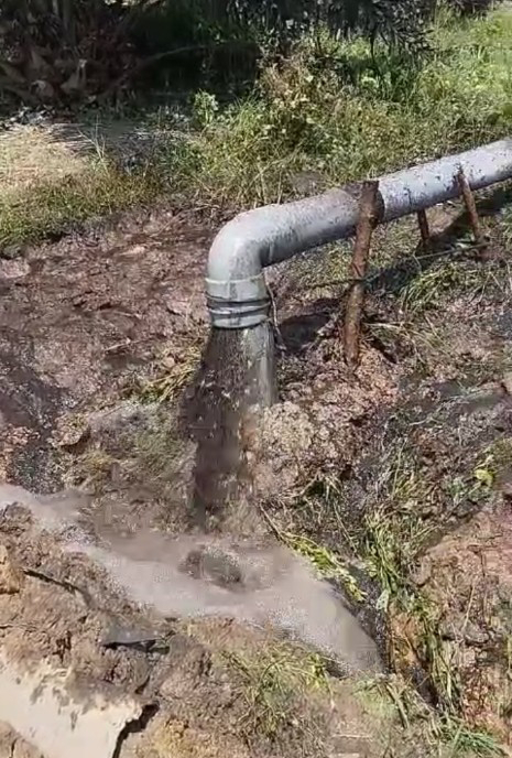 Kembali Bocor Limbah PT SLS Menyebabkan Bau Busuk di Sungai Tanglo