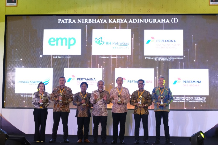 EMP Bentu – Korinci Baru Limited Raih Dua Penghargaan Patra Nirbhaya Karya di Forum Keselamatan Migas 2025