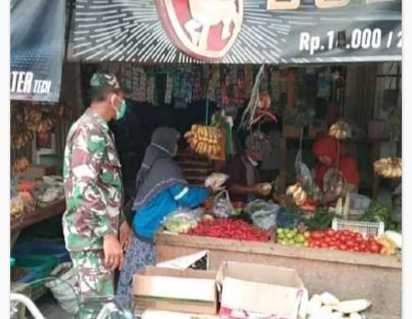 Sertu Abdon Pardosi: Warung Harian Harus Ikuti Prokes
