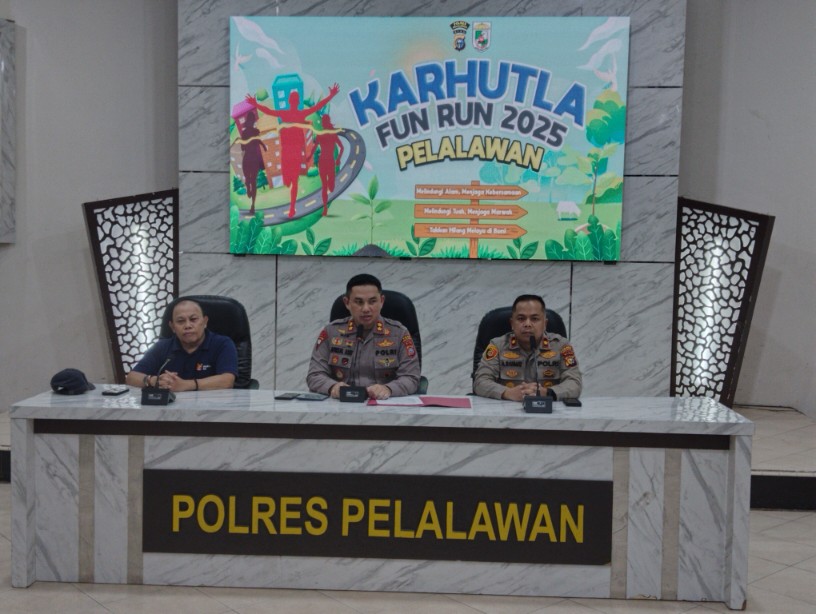 Ribuan Peserta Ikut Karhutla Fun Run yang Digelar Polres Pelalawan Minggu Besok