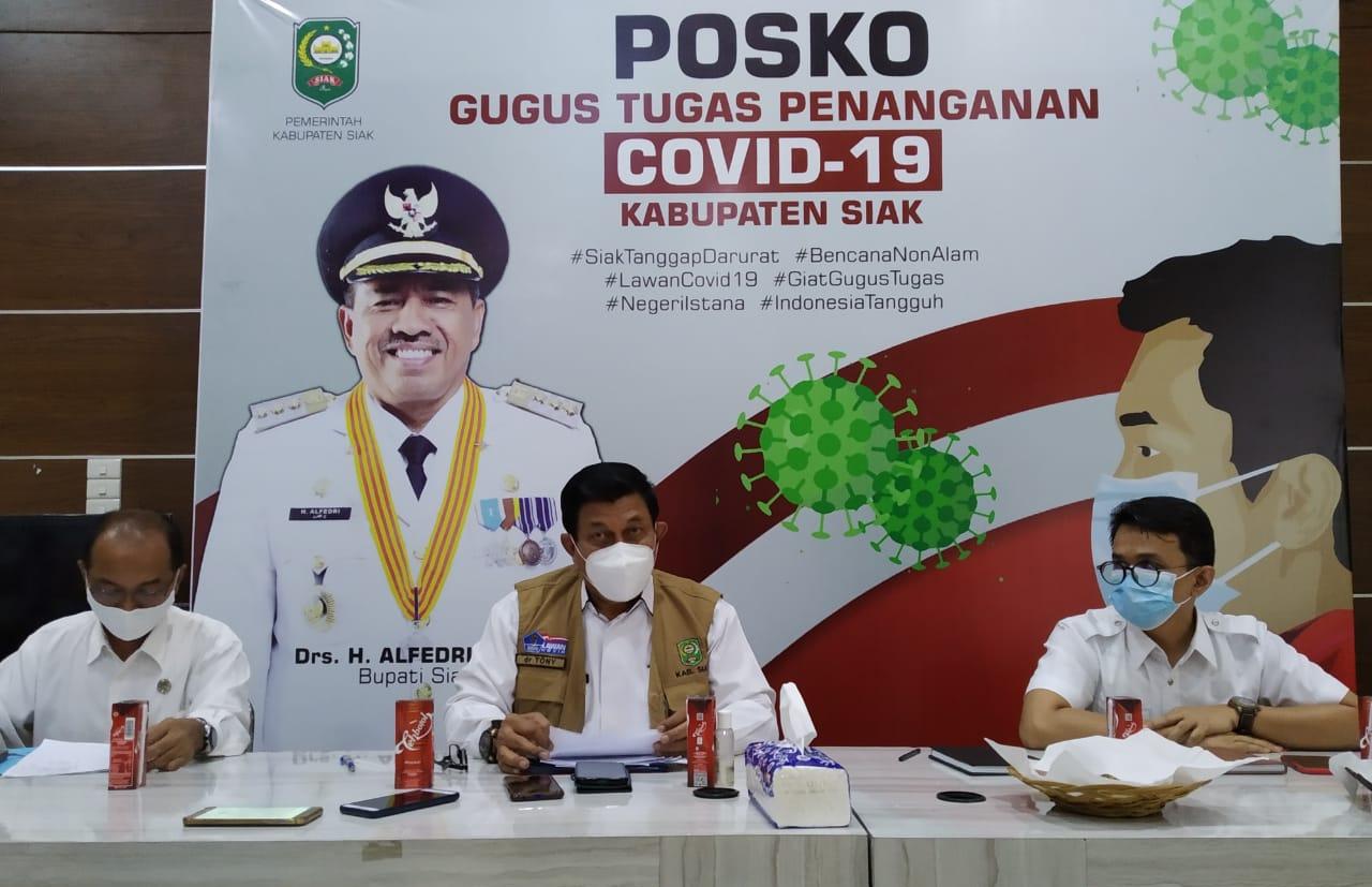 Tambah 3, Total Kasus Positif Covid-19 di Siak Menjadi 55 Orang