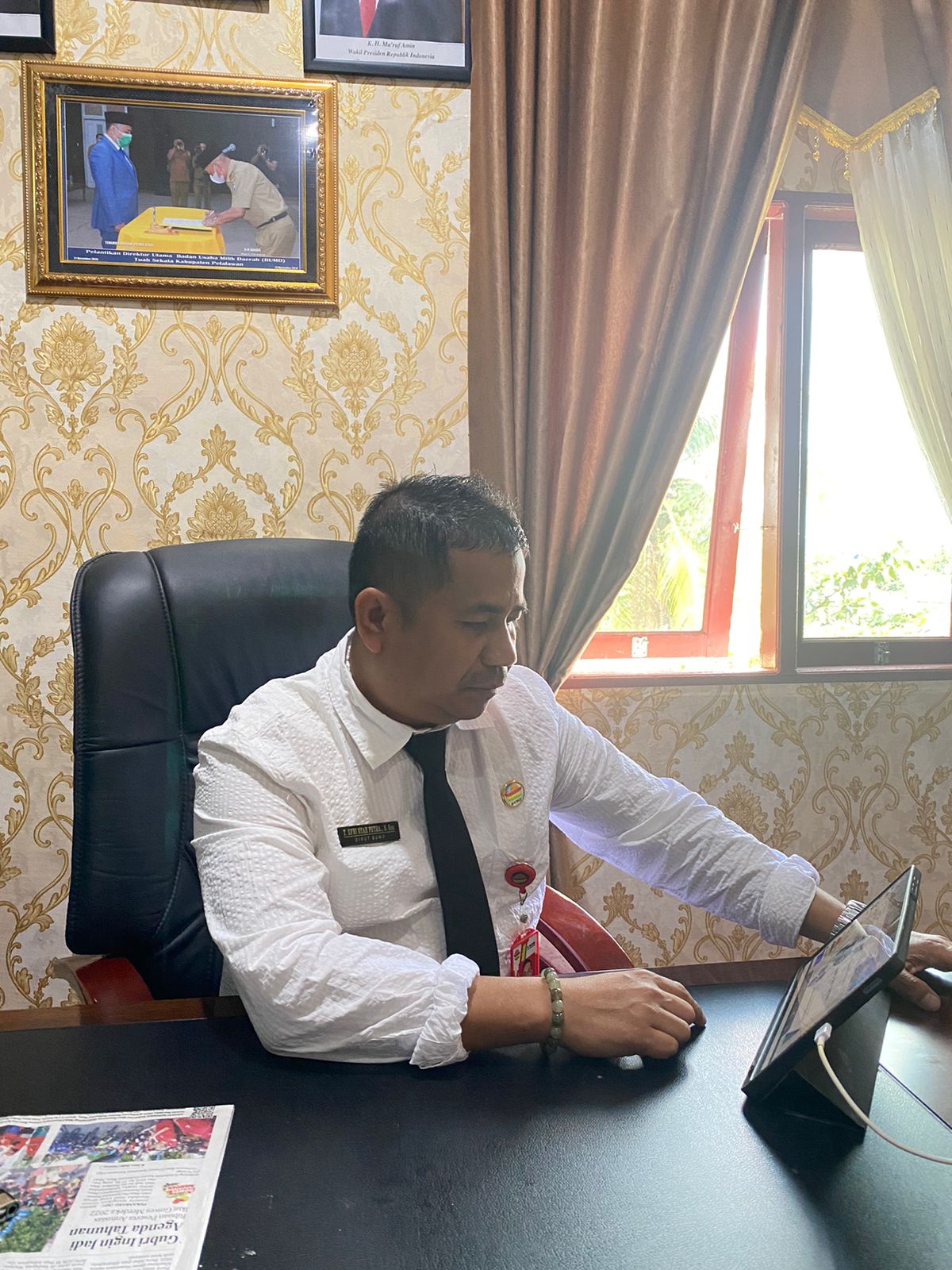 Dirut dan Karyawan Perumda Tuah Sekata Ikuti Pelatihan Penilaian Kapabilitas SPI Korporasi