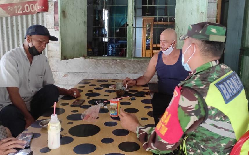 Sertu Alexander Sigalingging Minta Masyarakat Jaga Kesehatan