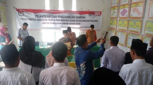 KPU Siak Lantik 27 Anggota PPS Tualang