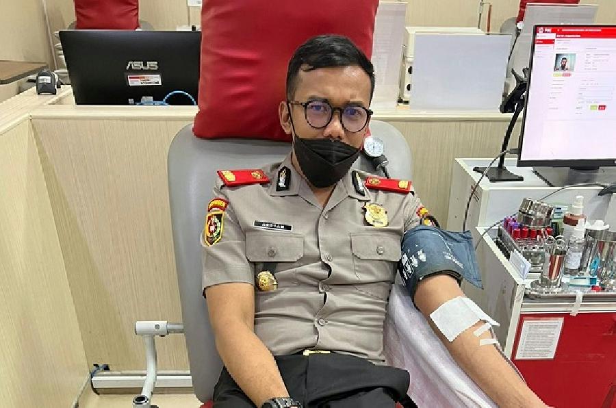 Indonesia Butuh 500 Ribu Kantong Per Tahun, Kompol Ardian Ajak Masyarakat Lakukan Donor