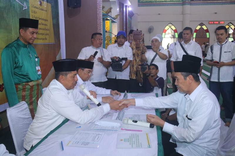 Gemar Berzakat Ke Enam di Siak, Dihadiri Gubernur dan Wakil Gubernur Riau