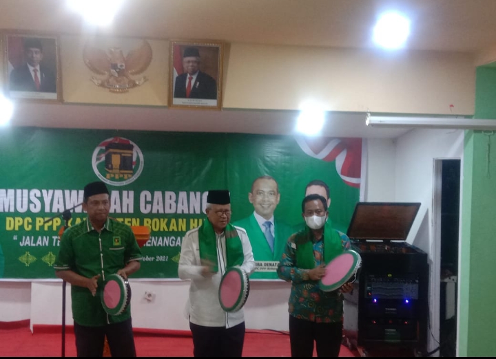 Anggota DPR-RI Syamsurizal Buka Muscab V PPP Rohil