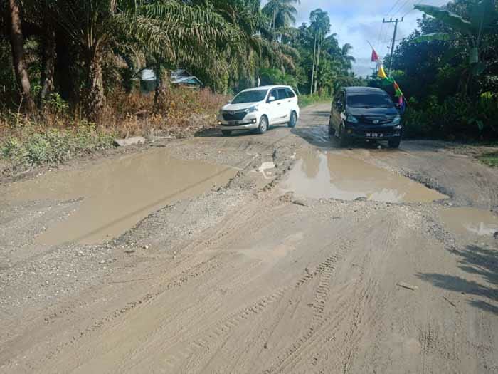 Tinjau Vaksinasi Massal di Inhu, Kapolda Riau Lewati Jalan Berlobang dan Rusak