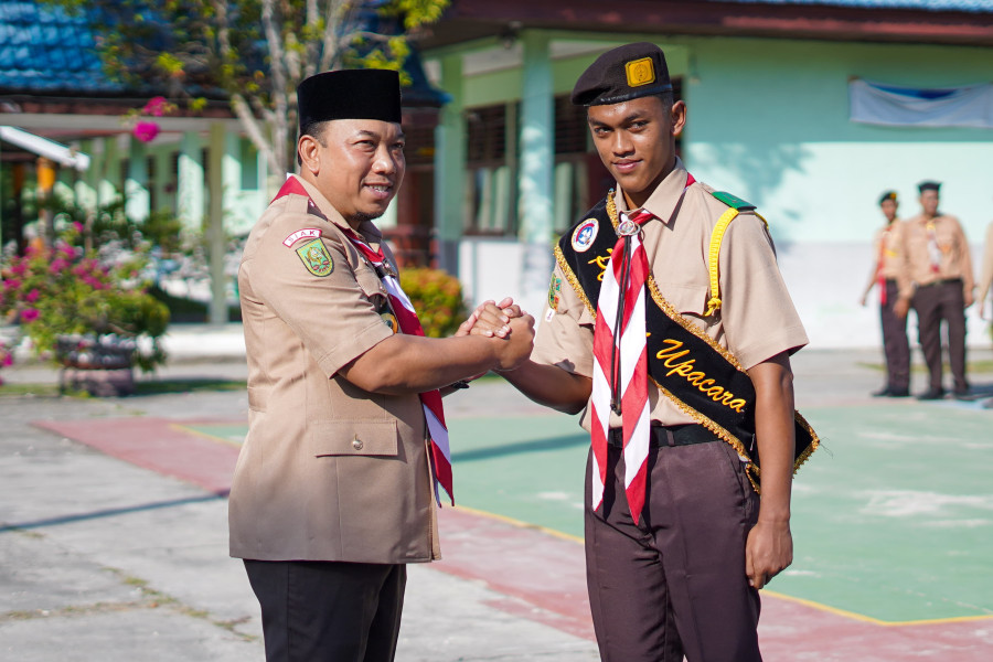 Jadi Pembina Acara Pramuka, Wabup Husni: Anak Siak Miliki Semengat Pemenang