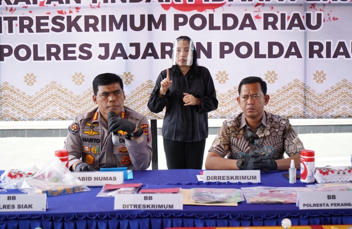 Polda Riau Dan Jajaran Gulung 228 Tersangka Perjudian Dari 145 Kasus