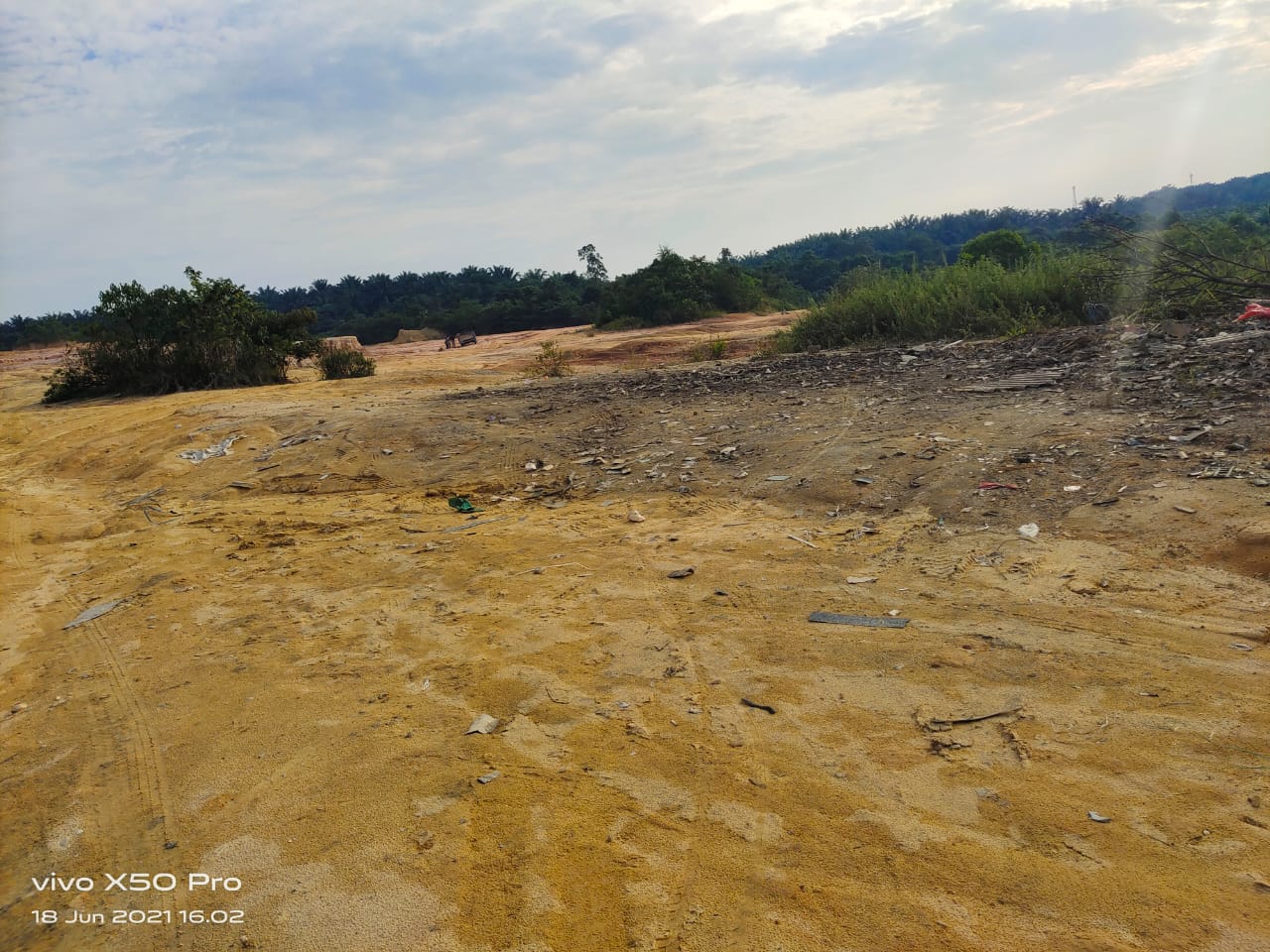 Sampah IKPP di Jalan Pemda Sudah Dibersihkan