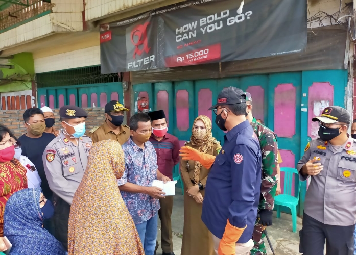 Hindari Pandemi, Pos Pantau Pedamaran Rohil Batasi Ruang Gerak Lalin