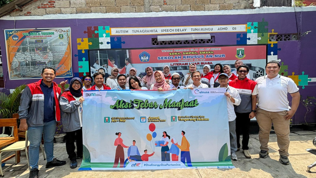 Peringati Down Syndrome Awareness Month, Elnusa Dukung Pendidikan Inklusif di Sekolah Khusus