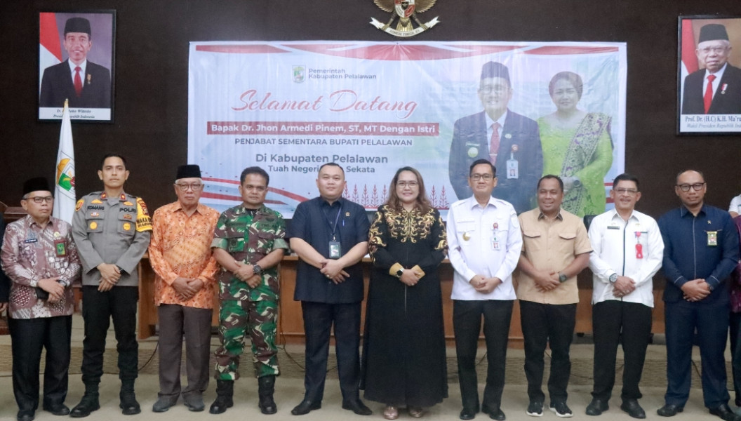 PJs Bupati Pelalawan silaturahmi Bersama Forkopimda, OPD dan Tomas