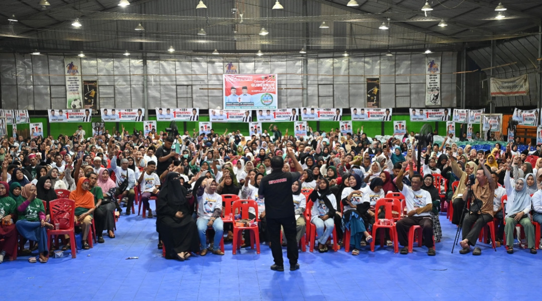 Akhiri Kampanye di Kabupaten Terluar Riau, Abdul Wahid Bertekad Bangunkan BLK untuk Siapkan Tenaga Kerja Skil
