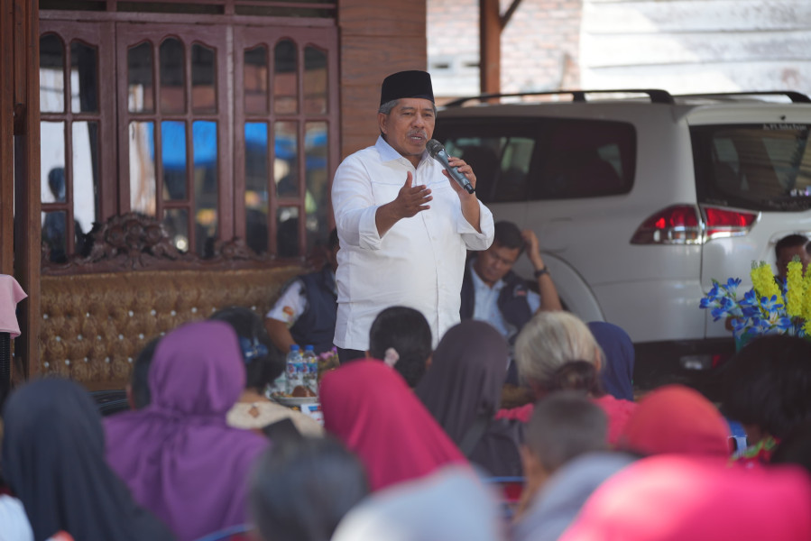 Cabub Alfedri Janjikan Pembangunan Jalan dan SMA di Sam-Sam, Target 80 Persen Kemenangan