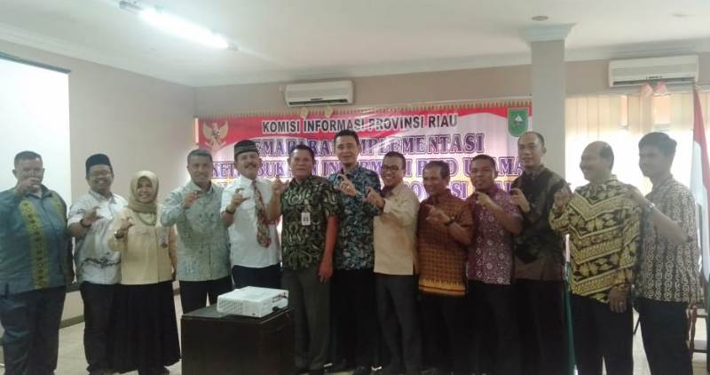 PPID Kabupaten Inhu Paparkan Keterbukaan Informasi PPID Utama Dihadapan KI Provinsi Riau