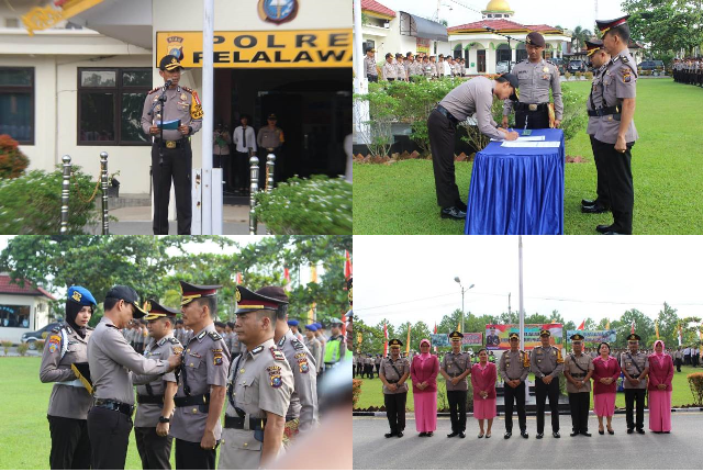 Kapolres Pelalawan: Dimanapun Kita Ditugaskan, Jalankan Dan Terima Sebagai Suatu Berkah