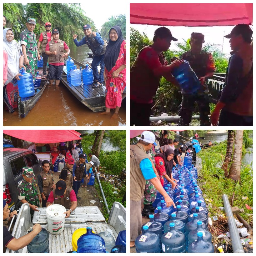 Peduli Banjir di Wilayah Kerinci Timur, Ini yang Dilakukan Forum RT/RW Kerinci Timur