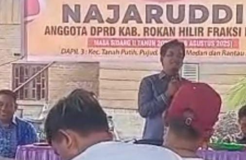 Masa Reses Ke -II 2025, Anggota DPRD Rohil Najarudin Serap Aspirasi Warga Dusun Istiqomah