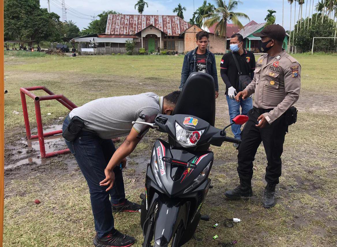 Perjalanan Pelaku Curanmor Berakhir di Posko Gugus Tugas Covid-19 Koto Gasib