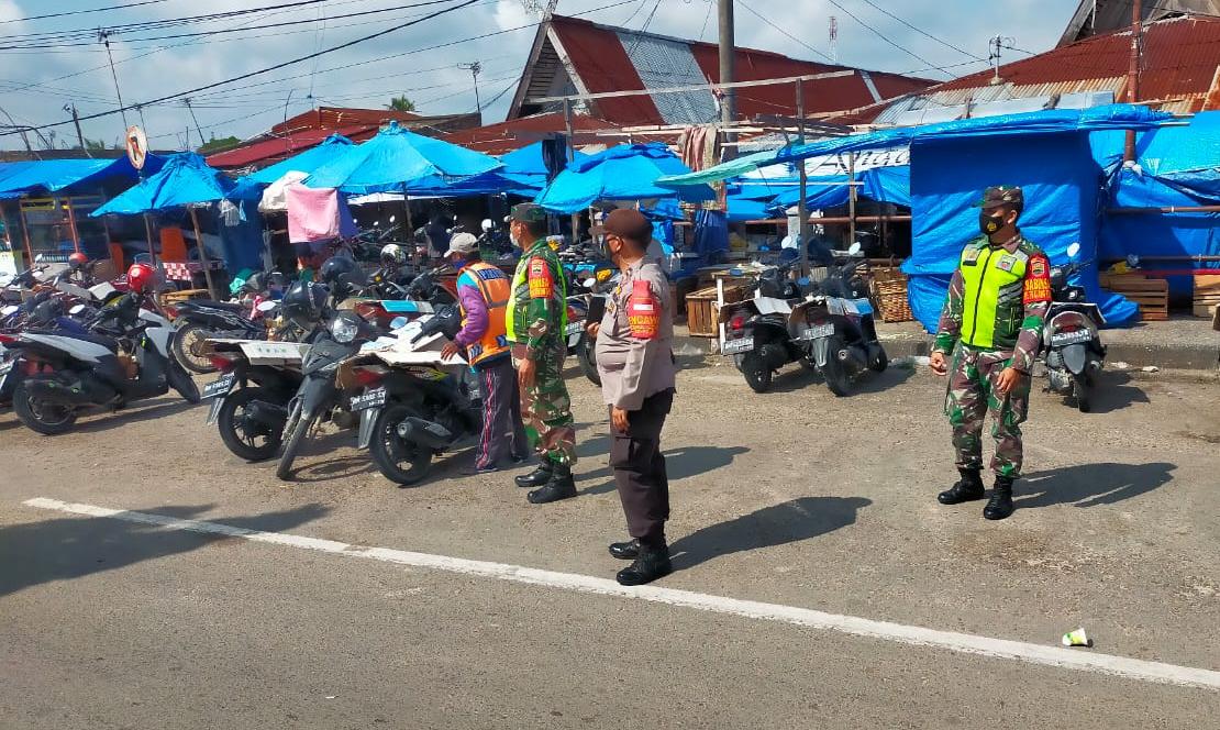 Masa PPKM, 10 Warga Terjaring Tidak Gunakan Masker di Tualang