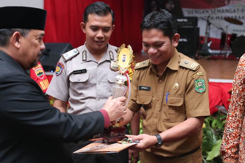 Pos Ronda RW 07 Kampung Tualang, Juara III Lomba Tingkat Polda Riau