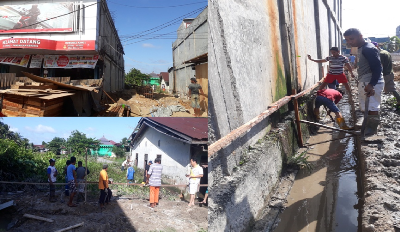 Warga Keluhkan Lumpur Bangunan PT HOHO Diduga Penyebab Sumbatnya Drainase Saluran Air