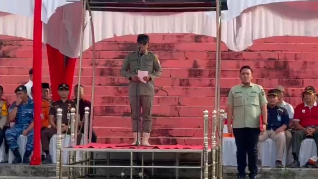 Bupati Pelalawan Pimpin Apel Siaga Karhutla Tahun 2025