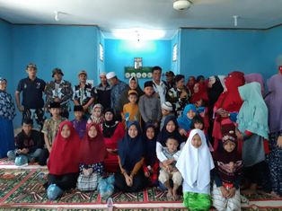 IPK Tualang, Santuni Anak Yatim dan Goro di Musholla Darul Muttaqin