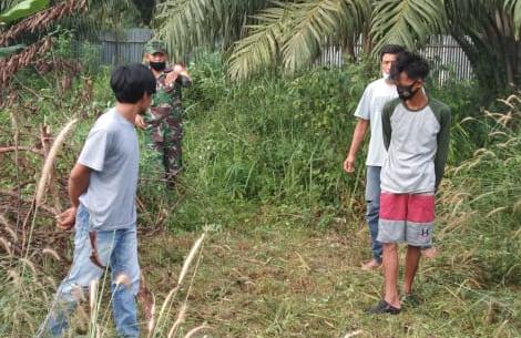 Sertu Abdon Pardosi Imbau Masyarakat Untuk Tidak Membakar Lahan